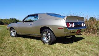 1973 American Motors AMC Javelin 401 CI Engine 4 Speed Silver & Ride My Car Story with Lou Costabile