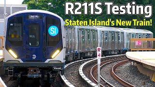 ⁴ᴷ⁶⁰ New Staten Island Railway R211S Cars Testing