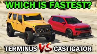 GTA Online - Castigator VS Terminus Which is Fastest SUV?  SPEED TEST