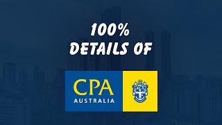 Australian CPA - 100% Details All the details  JUST IN 3 Mints