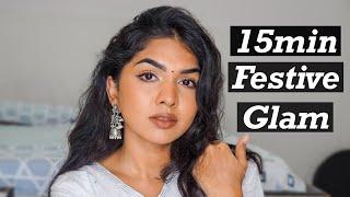 Simple 15min festive glam  quick & easy