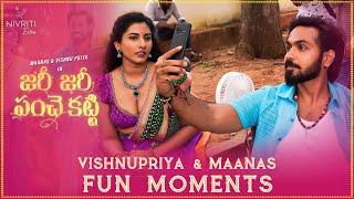 Vishnupriya & Maanas Fun moments  of Zari Zari Song  BTS  Sekhar Master  Nivriti Extras