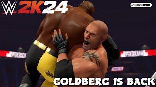 GOLDBERG RETURNS TO ONLINE TO BURY EVERYONE IN SIGHT - WWE 2K24 ONLINE