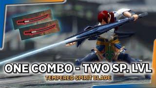 1 Combo - 2 Spirit Levels - Tempered Spirit Blade  Monster Hunter Rise Sunbreak Longsword Tip