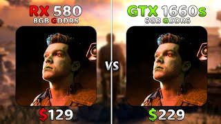 RX 580 vs GTX 1660 Super  1660s  10 Games Tested