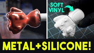 How to make DIY SOFUBI molds using silicone and metal. CHEAP FAST REUSABLE