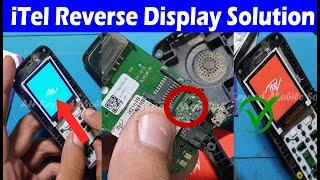 iTel Reverse Display Solution  iTel Value 100 it2163s Blue Display