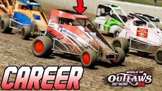 KYLE LARSON STARTS HIS DIRT CAREER  World Of Outlaws 24