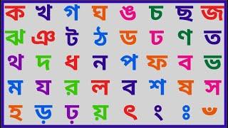 ক খ গ ঘ ঙ চ ছ জ ঝ ঞ  বাংলা ব্যঞ্জনবর্ণ  bangala bornomala  bangala alphabet  ka kha ga