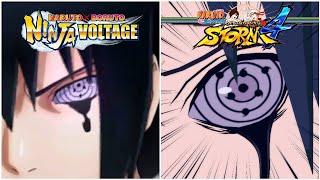 Ninja Voltage VS Naruto Storm 4  Ultimate Jutsu Comparison #5