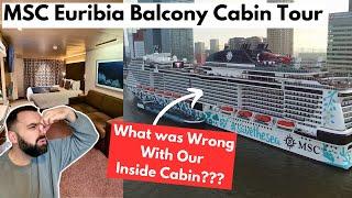 We Had To Move Cabins MSC Euribia Balcony Cabin Tour & Explaining Why We Needed To Move