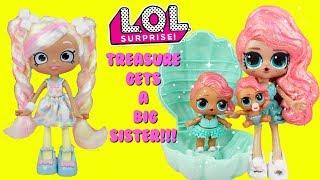 LOL SURPRISE Pearl Surprise Treasure Gets A Big Sister DIY Shopkins Shoppie Doll Makeover