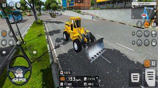 Caterpillar Wheel Loader Mod Drive - Bus Simulator Indonesia Gameplay