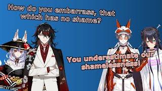 Shaming the unshameable Mysta and Mika  NIJISANJI EN  Mysta Rias  Mika Melatika  Eng sub