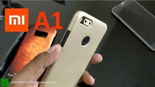 Xiaomi Mi A15X Nillkin Gold Back Cover Case Camera Skin & Tempered Glass