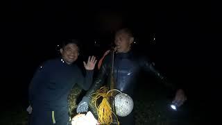 Night spearfishing at Dimiao Bohol Philippines  BoholSpearo  Pamamana sa gabi  Catch and Cook