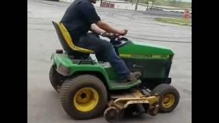 Turbo diesel lawn mower