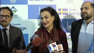 Press Talk with Ms Sherry Rehman Member of the Senate PakistanFormer Minister Climate Change