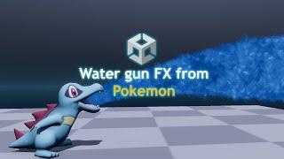 Water gun Pokemon vfx tutorial #Unity3D #unitytutorial #howto #vfx #visualeffectgraph #recreation