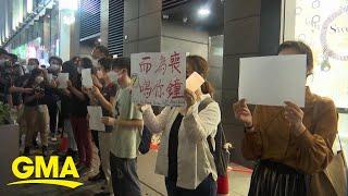 Protests over China’s zero-COVID lockdown grow l GMA