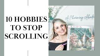 COZY HOBBIES TO TRY OVER 40  HOBBIES TO GET INTO TO STOP THE SCROLLING