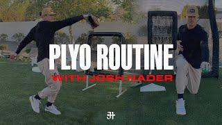 Build arm strength for baseball following these simple plyo drills  Josh Haders plyo routine