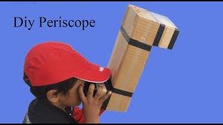 How to make periscope with cardboard  Science project  Diy  DM