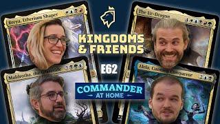 @commanderathome & ​​⁠KingdomsTV  Breya v Ur-Dragon v Alela v Muldrotha  Commander Game