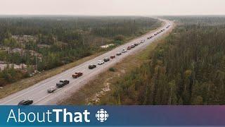 Yellowknife wildfire evacuation A race against time  About That