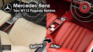 A Pair Of Mercedes-Benz W113 Pagodas Retrimmed 280SL & 230SL