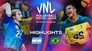  ARG vs.  BRA - Highlights  Week 1  Mens VNL 2024