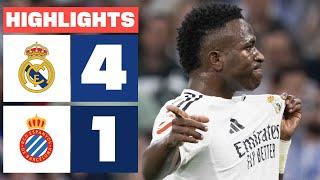 REAL MADRID 4 - 1 RCD ESPANYOL  HIGHLIGHTS LALIGA EA SPORTS