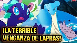 ¡UN LAPRAS VUELVE A APARECER EN EL ANIME Y LA SOPA DE TROPIUS HORIZONTES 31 LAPRAS DESCUIDO