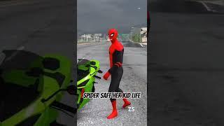 Spider safe her kid life #shortvideo