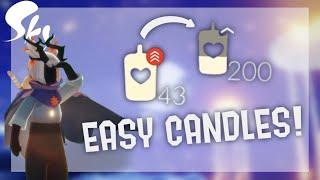 how to get easy candles fast  sky cotl