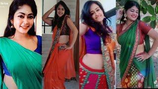 Traditional Saree Collection Tamil Tik Tok PART 2  Tamil dubsmash  Tik tok compilations