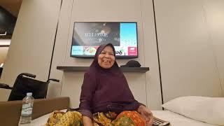 PERTAMA KALI IBU JAMILAH ISTIRAHAT BERMALAM DI HOTEL