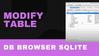 Modify table - DB Browser for SQLite - part 3