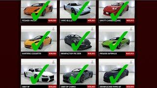 GTA 5 - HOW TO GET REMOVED CARS In GTA Online All Methods