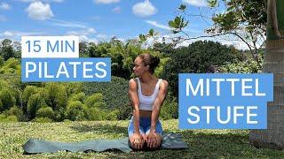 Pilates für Mittelstufe   15 Minuten Kraft & Flexibilität Workout