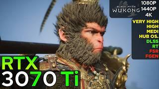 Black Myth Wukong - RTX 3070 Ti 1080p1440p4K