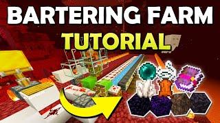 Best 1.21 Bartering Farm with Auto Sorting in Minecraft Bedrock MCPEXboxPS4Nintendo SwitchPC