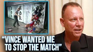 Mike Chioda On Shane McMahon vs Kurt Angle at King of The Ring