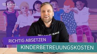 Kinderbetreuungskosten richtig absetzen - Diese Kosten kannst du in Anlage Kind geltend machen.