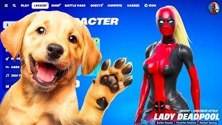 I Let My PUPPY Pick My MARVEL Skin