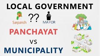 Local Government  Panchayati Raj Vs Municipalities Explained In Detail  Hindi