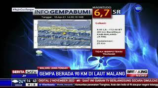 Diguncang Gempa Warga Kota Malang Berhamburan ke Luar