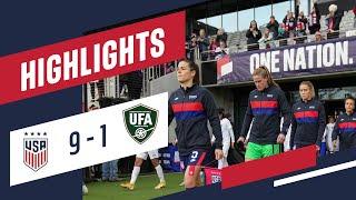 USWNT vs. Uzbekistan Extended Highlights - Apr. 9 2022