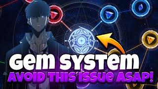 Solo Leveling Arise - DONT MAKE THIS CRITICAL MISTAKE GEM SYSTEM OVERVIEW & ADVICE