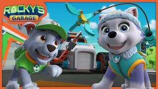 Everests Grappling Hook Needs a Puppy Replacement - Rockys Garage - PAW Patrol Cartoons for Kids